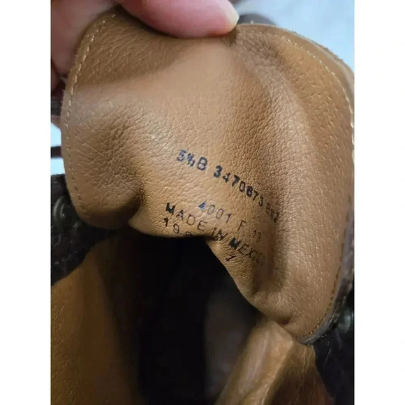 Frye Veronica Combat Womens Brown Leather Lace Up Casual Dress Boots Size 5.5 - Picture 6 of 6